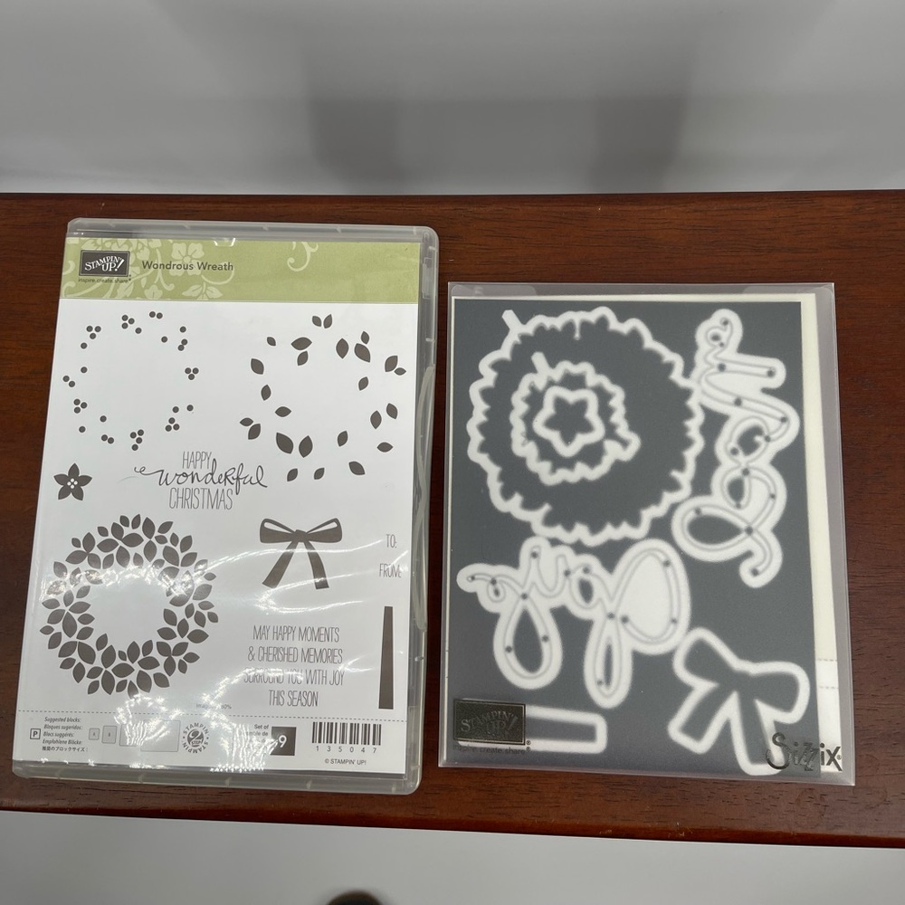 Stampin' Up! Wondrous Wreath Stamp and Framelits Die Set